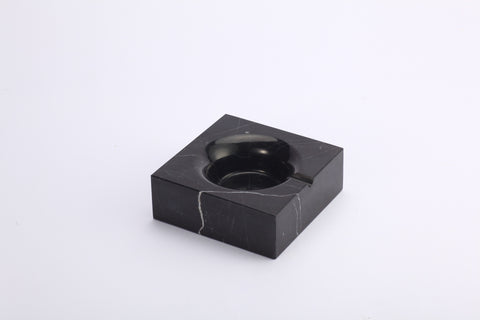 CIKURA ASHTRAY - NERO MARQUINA MARBLE