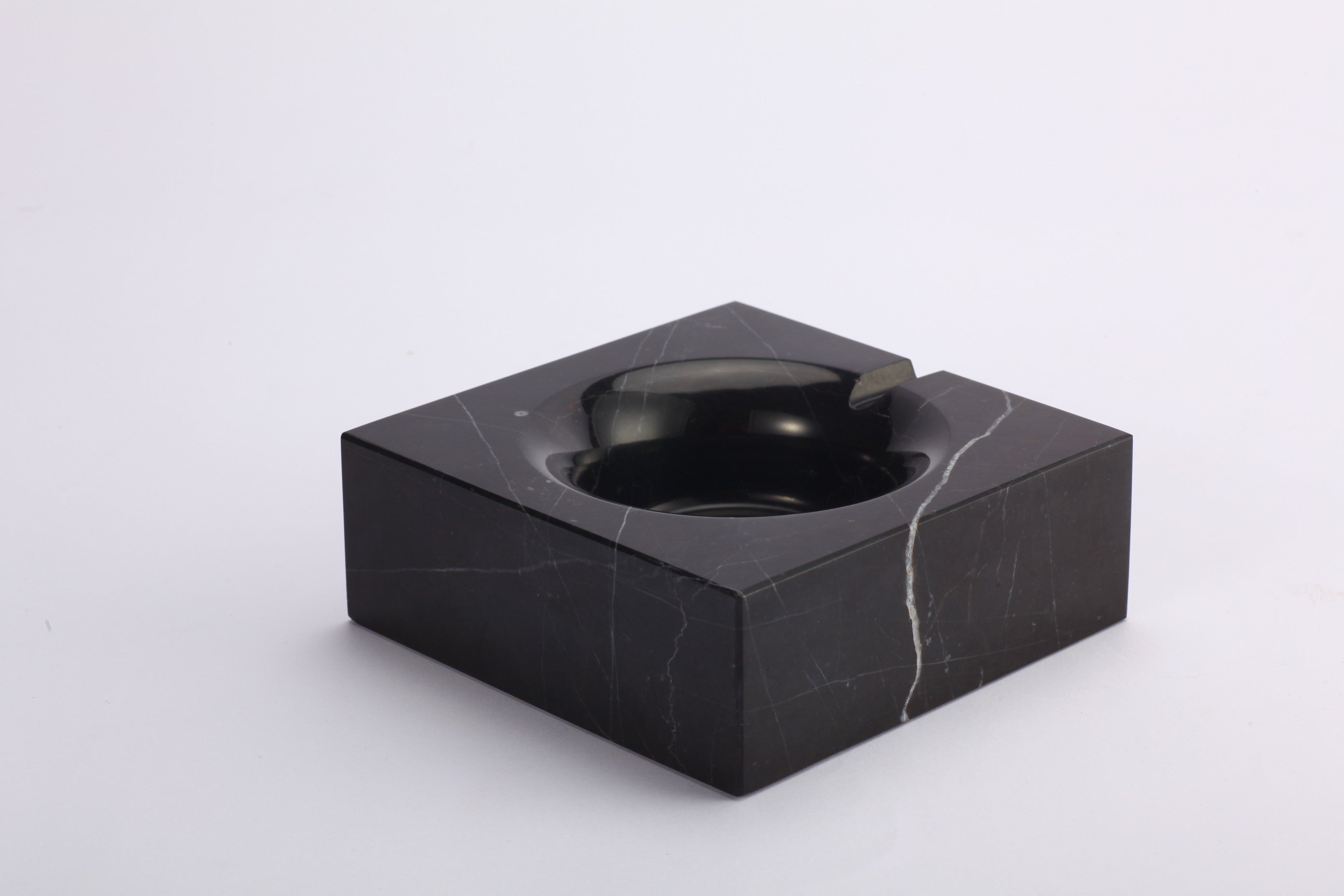 CIKURA ASHTRAY - NERO MARQUINA MARBLE