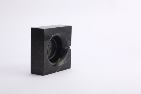 CIKURA ASHTRAY - NERO MARQUINA MARBLE