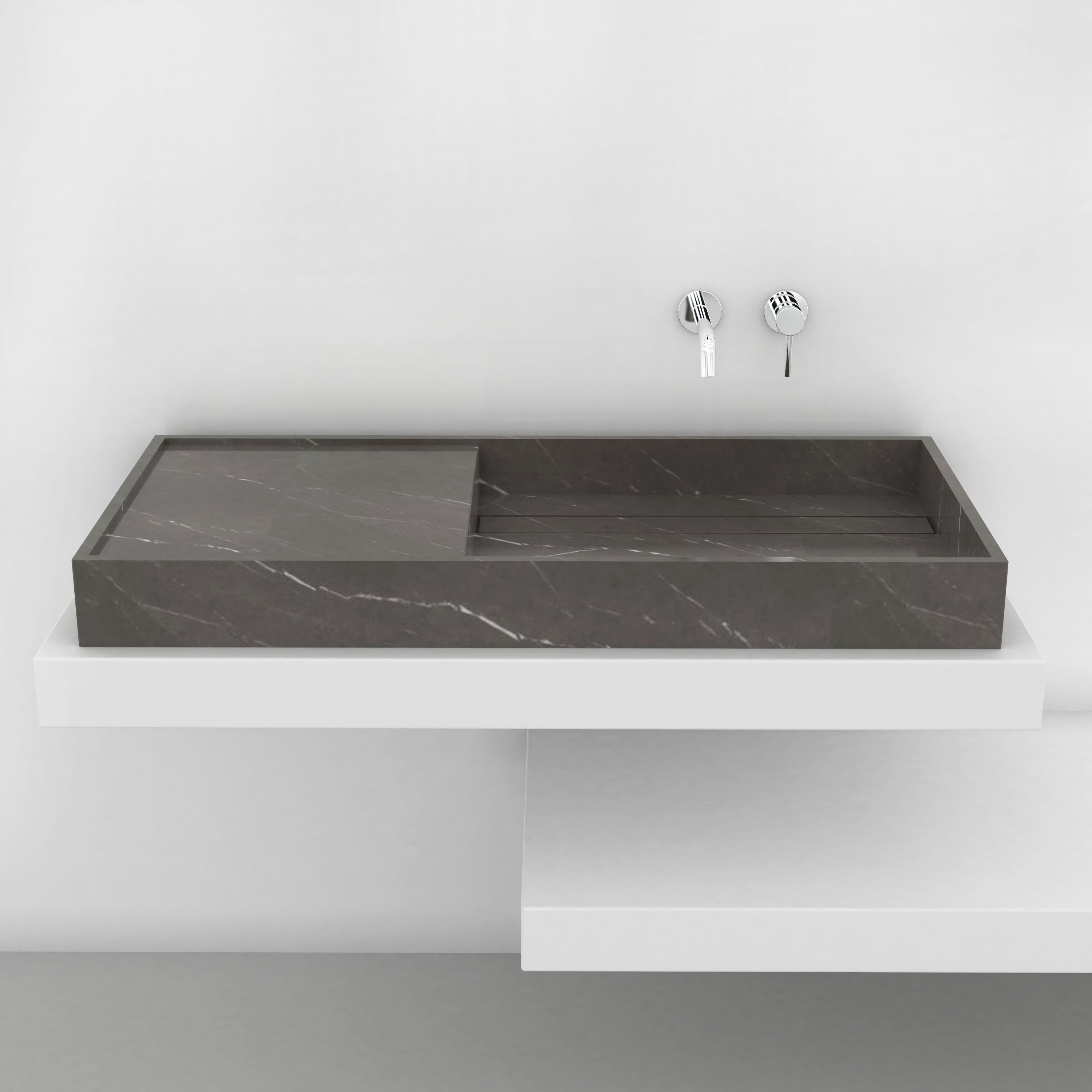 TAFFY TROUGH SINK - PERLATO MARBLE