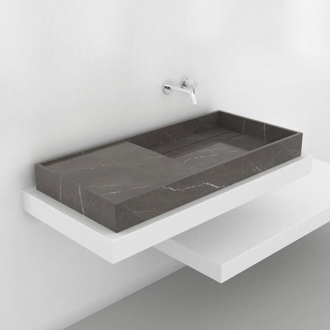 TAFFY TROUGH SINK - PERLATO MARBLE