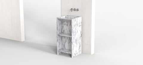 PANIKA PEDESTAL SINK - CARARRA MARBLE