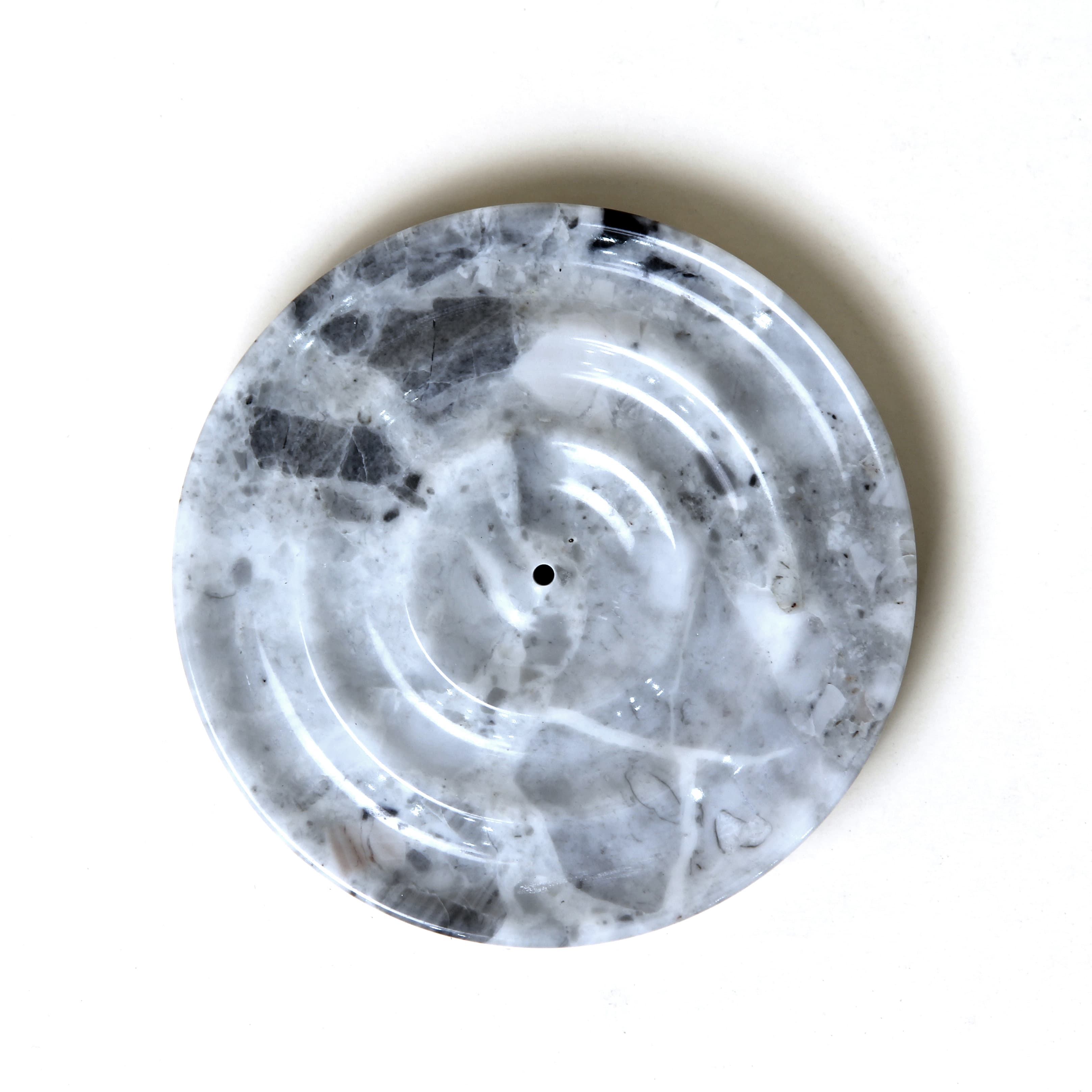 HALO INCENSE STICK HOLDER - CARNICO MARBLE