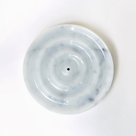 HALO INCENSE STICK HOLDER - CARrARA MARBLE