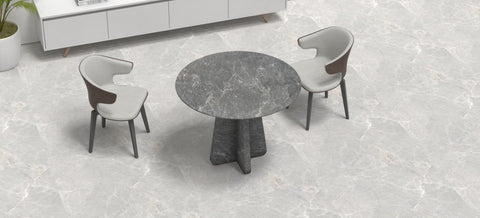 ARTEMIS CARVED DINING TABLE - TERISTA MARBLE